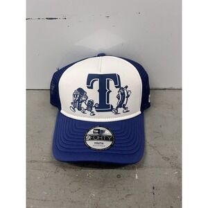 Texas Rangers New Era 9FORTY Youth Trucker Hat Adjustable Cartoon MLB